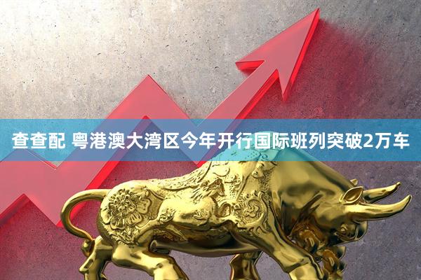 查查配 粤港澳大湾区今年开行国际班列突破2万车